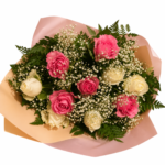 Buquê Rosa e Branco