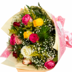 Buquê de Rosas Coloridas