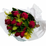 Buquê 12 Rosas Vermelhas (Clássico)