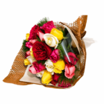 Buquê de Rosas Especial Colorido com 30 Rosas - Imagem 2