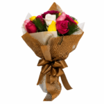 Buquê de Rosas Especial Colorido com 30 Rosas