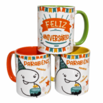 Caneca Feliz Aniversario Flork