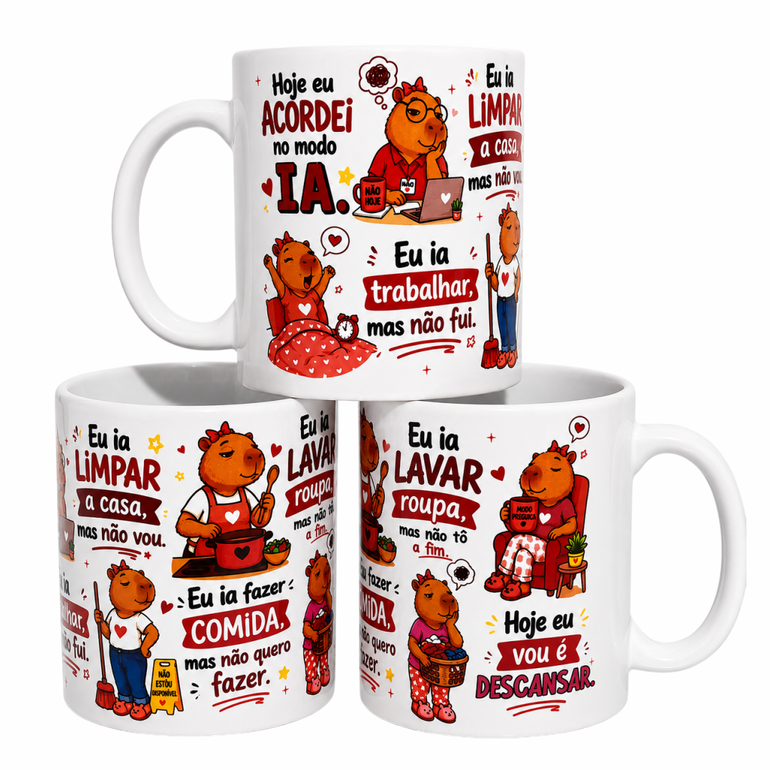 FLORICULTURA DINIZ - CANECA IA Caneca IA Divertida - Imagem 1